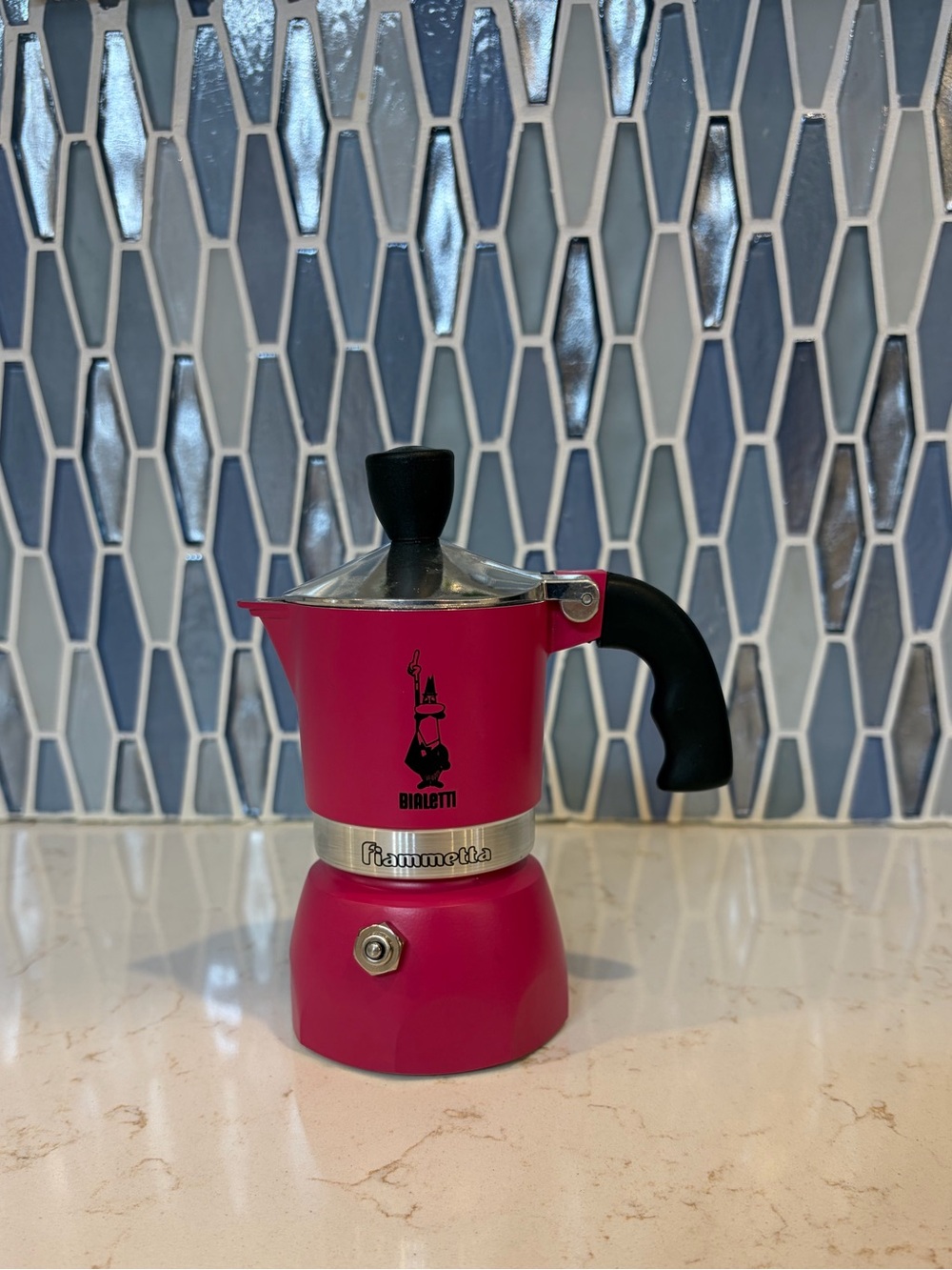 Bialetti Pink Stovetop Moka Pot - Flammella